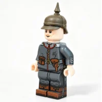 Imperial German Guards Lieutenant (1914) WWI - Custom Printed Brick Block Figure 2 Imperial German Guards Lieutenant (1914) Wwi Custom Printed Brick Block Figure 2
