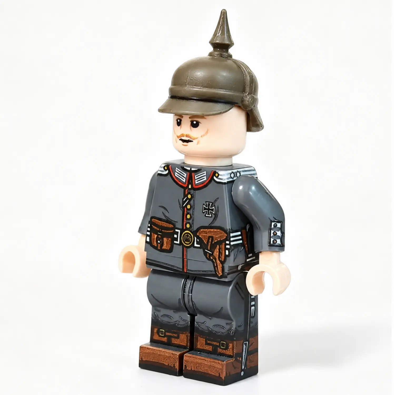 Imperial German Guards Lieutenant (1914) WWI - Custom Printed Brick Block Figure 2 Imperial German Guards Lieutenant (1914) Wwi Custom Printed Brick Block Figure 2