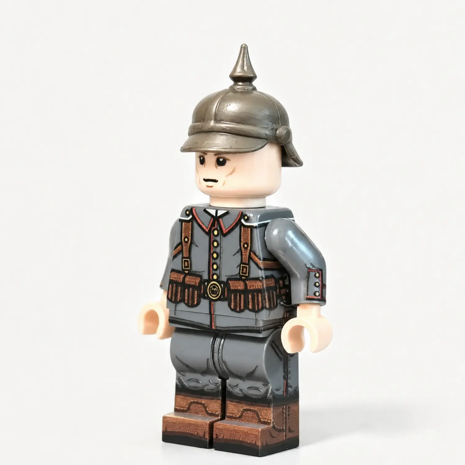 Imperial German Infantryman (1914) WWI - Custom Printed Brick Block Figure 1 Imperial German Infantryman (1914) Wwi Custom Printed Brick Block Figure 1
