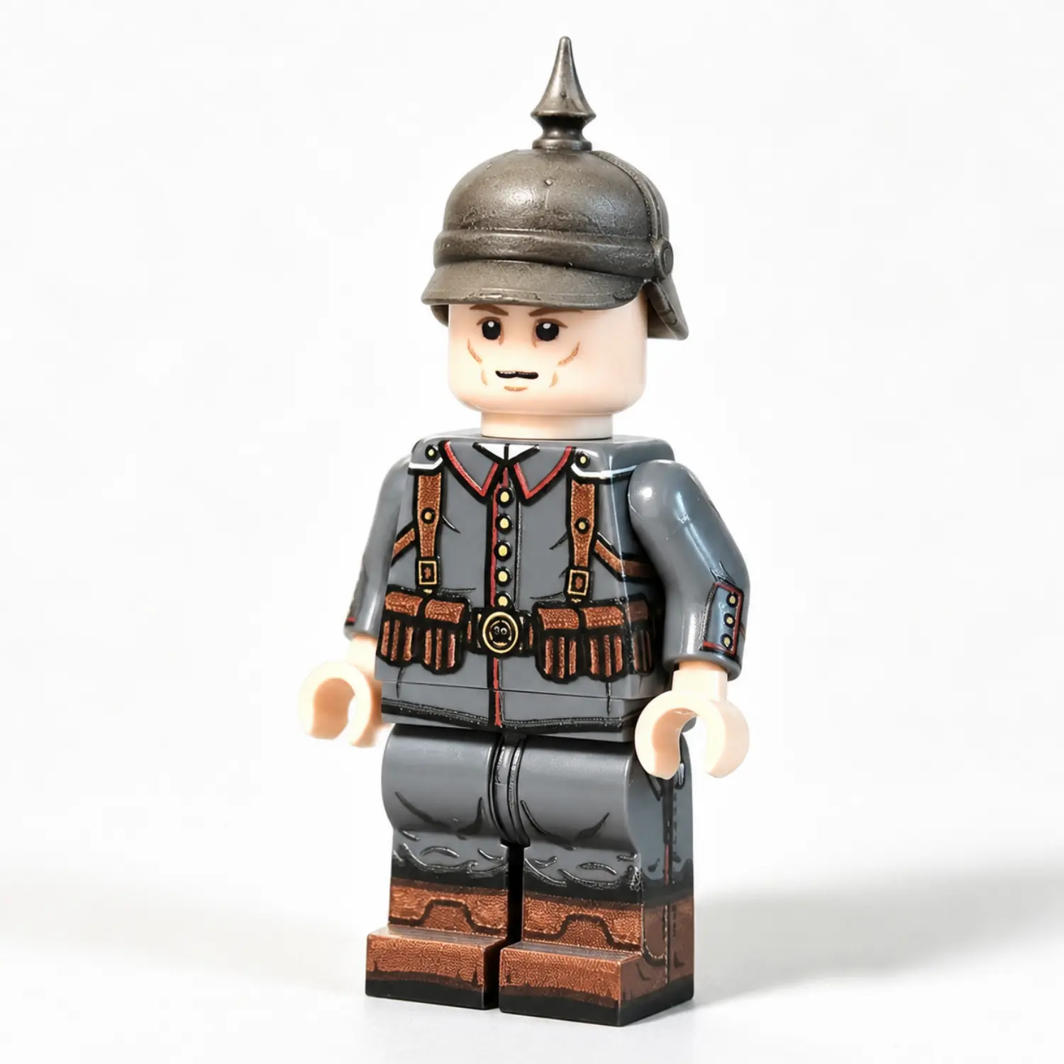 Imperial German Infantryman (1914) WWI - Custom Printed Brick Block Figure Imperial German Infantryman (1914) Wwi Custom Printed Brick Block Figure