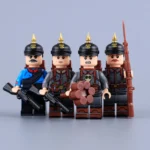 Imperial German Prussian Squad WWI - Custom Printed Brick Block Figure