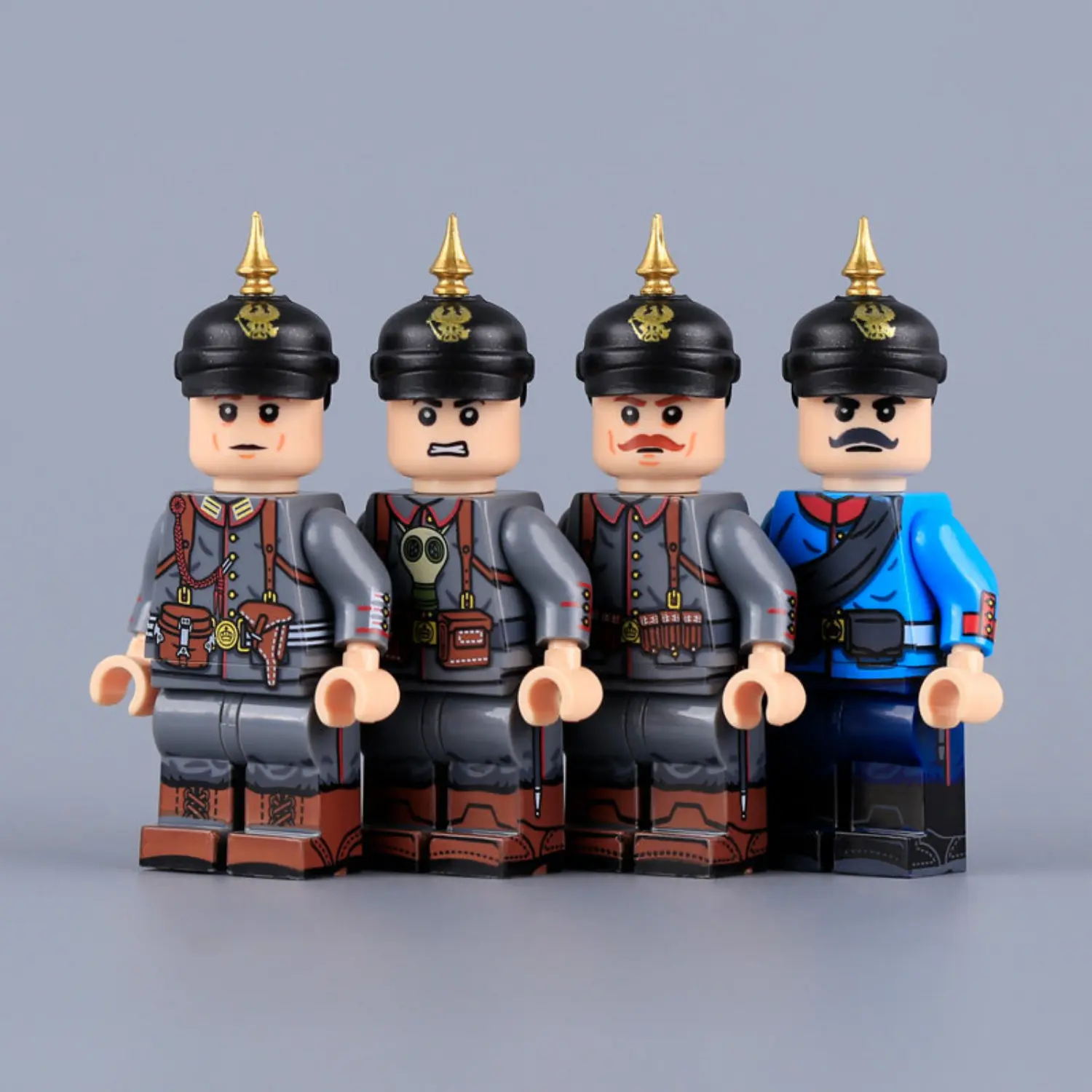Imperial German Prussian Squad WWI - Custom Printed Brick Block Figure 2 Imperial German Prussian Squad Wwi Custom Printed Brick Block Figure 2