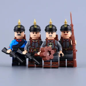 Imperial German Prussian Squad WWI - Custom Printed Brick Block Figure Imperial German Prussian Squad Wwi Custom Printed Brick Block Figure
