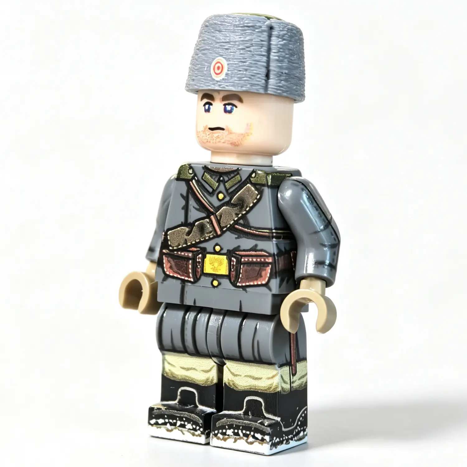 Imperial Russian Army Private (WWI Winter) - Custom Printed Brick Block Figure Imperial Russian Army Private (wwi Winter) Custom Printed Brick Block Figure