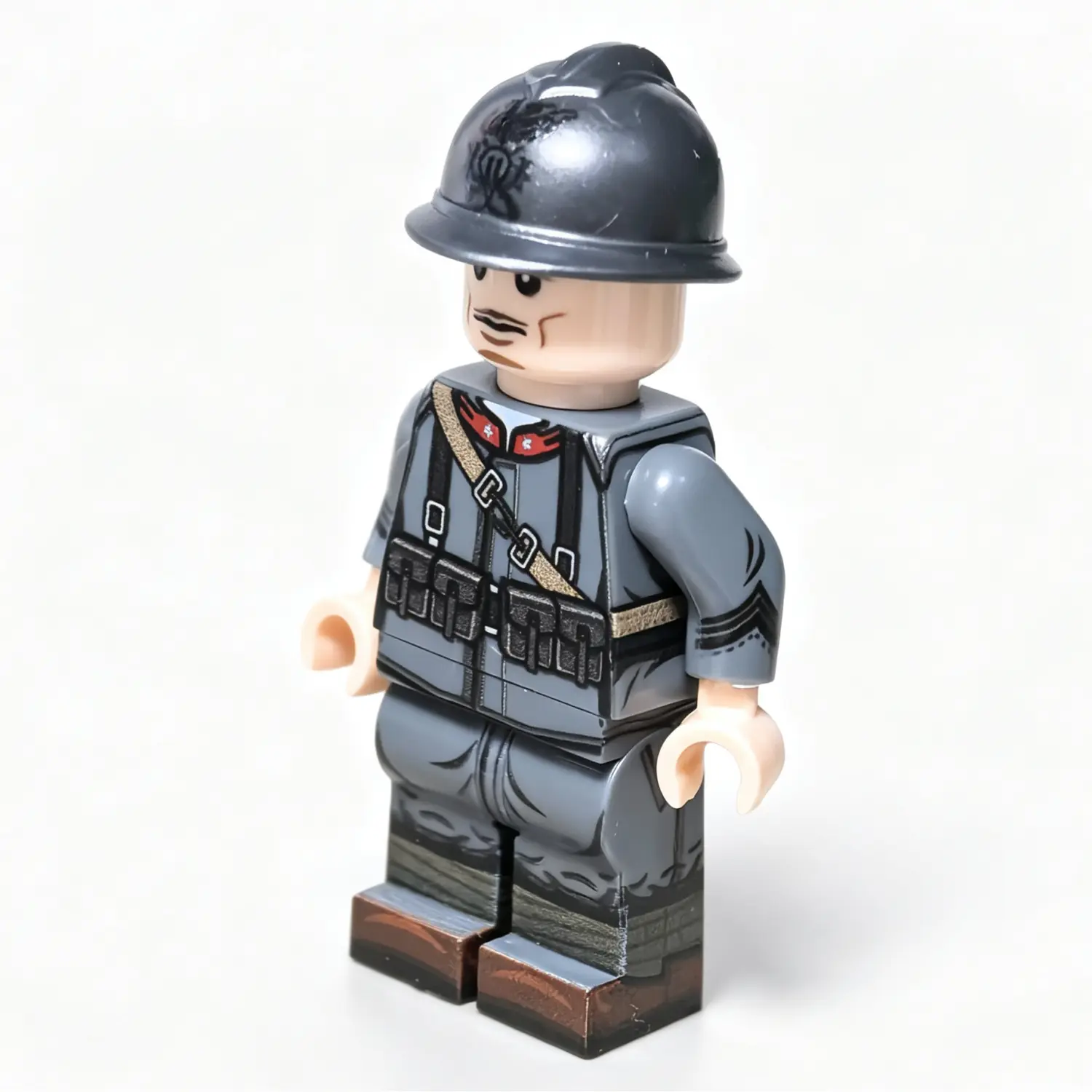 Italian Army Bersagliere (Young Benito Mussolini) WWI - Custom Printed Brick Block Figure 2 Italian Army Bersagliere (young Benito Mussolini) Wwi Custom Printed Brick Block Figure 2