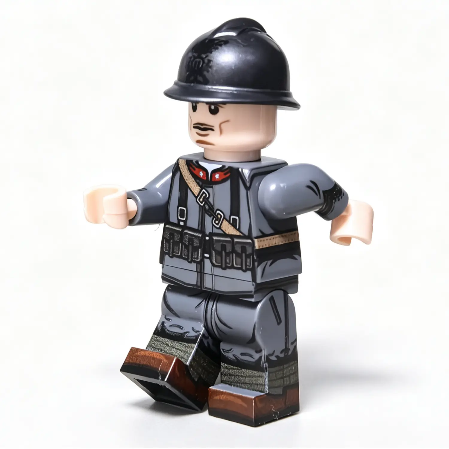 Italian Army Bersagliere (Young Benito Mussolini) WWI - Custom Printed Brick Block Figure Italian Army Bersagliere (young Benito Mussolini) Wwi Custom Printed Brick Block Figure