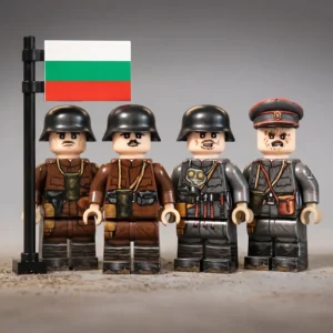 Kingdom of Bulgaria Squad WWI - Custom Printed Brick Block Figure with National Flag of Bulgaria Kingdom Of Bulgaria Squad Wwi Custom Printed Brick Block Figure With National Flag Of Bulgaria