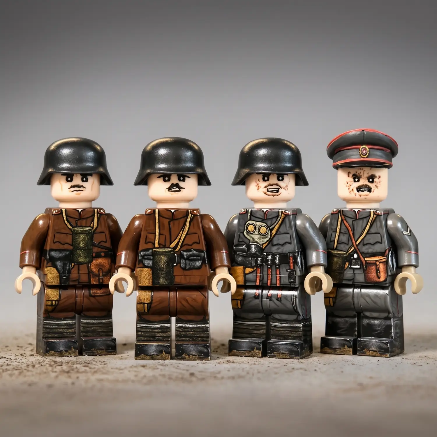 Kingdom of Bulgaria Squad WWI - Custom Printed Brick Block Figure Kingdom Of Bulgaria Squad Wwi Custom Printed Brick Block Figure