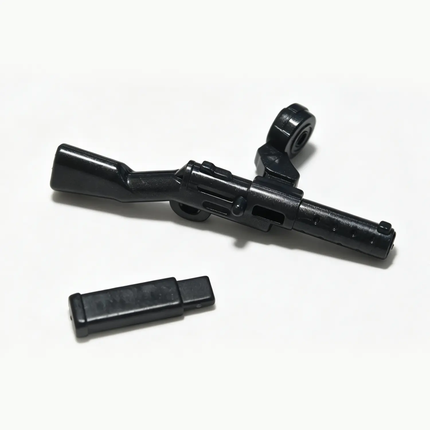 Mp18 Mp28 Submachine Gun Set (black) Custom 3d Printed Miniature Accessory Parts Pieces For Brick Block Figure