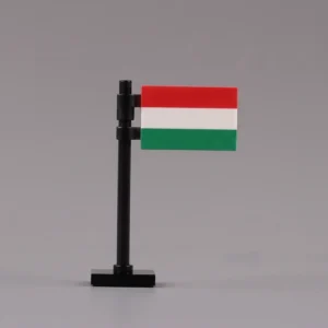 National Flag of Hungary Assembly - Custom 3D Printed Miniature Accessory Parts Pieces for Brick Block Figures 2 National Flag Of Hungary Assembly Custom 3d Printed Miniature Accessory Parts Pieces For Brick Block Figures 2