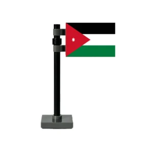 National Flag of Jordan Assembly - Custom 3D Printed Miniature Accessory Parts Pieces for Brick Block Figures National Flag Of Jordan Assembly Custom 3d Printed Miniature Accessory Parts Pieces For Brick Block Figures