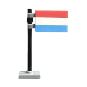 National Flag of Luxembourg Assembly - Custom 3D Printed Miniature Accessory Parts Pieces for Brick Block Figures National Flag Of Luxembourg Assembly Custom 3d Printed Miniature Accessory Parts Pieces For Brick Block Figures