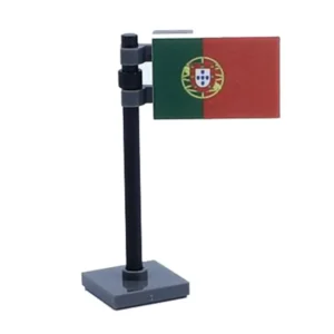 National Flag of Portugal Assembly - Custom 3D Printed Miniature Accessory Parts Pieces for Brick Block Figures National Flag Of Portugal Assembly Custom 3d Printed Miniature Accessory Parts Pieces For Brick Block Figures