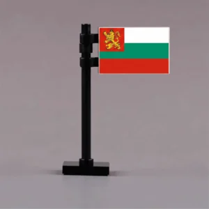 Naval Ensign of the Kingdom of Bulgaria Assembly - Custom 3D Printed Miniature Accessory Parts Pieces for Brick Block Figures Naval Ensign Of The Kingdom Of Bulgaria Assembly Custom 3d Printed Miniature Accessory Parts Pieces For Brick Block Figures