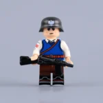 Polish Home Army Courier (Warsaw Uprising) WWII - Custom Printed Brick Block Figure