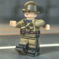Soviet Air Defense Militia Soldier (WWII) - Custom Printed Brick Block Figure 2 Soviet Air Defense Militia Soldier (wwii) Custom Printed Brick Block Figure 2