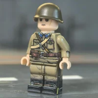Soviet Air Defense Militia Soldier (WWII) - Custom Printed Brick Block Figure Soviet Air Defense Militia Soldier (wwii) Custom Printed Brick Block Figure