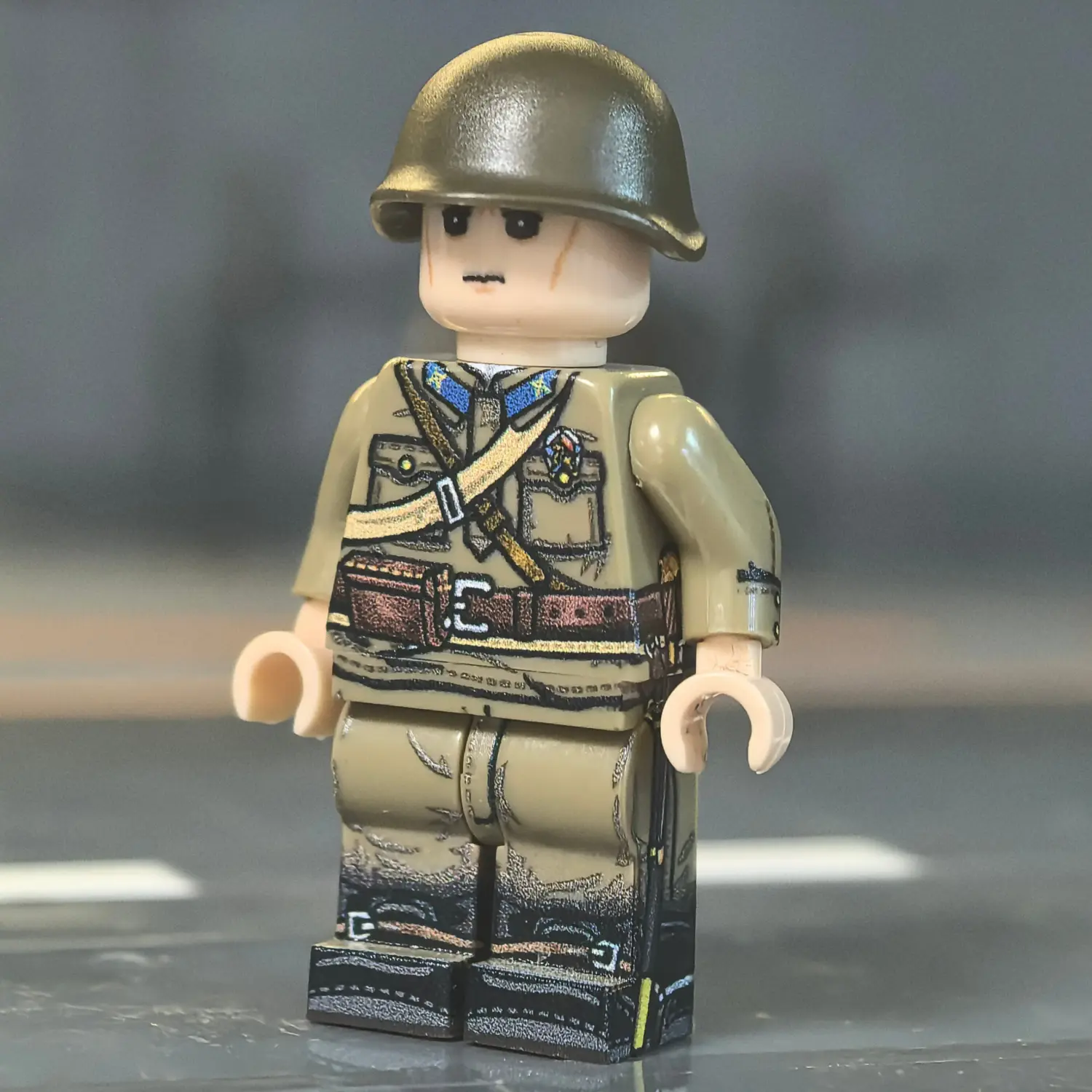 Soviet Air Defense Militia Soldier (WWII) - Custom Printed Brick Block Figure Soviet Air Defense Militia Soldier (wwii) Custom Printed Brick Block Figure