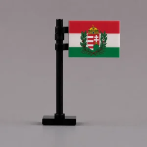State Flag of Hungary (Kingdom of Hungary variant) Assembly - Custom 3D Printed Miniature Accessory Parts Pieces for Brick Block Figures State Flag Of Hungary (kingdom Of Hungary Variant) Assembly Custom 3d Printed Miniature Accessory Parts Pieces For Brick Block Figures