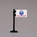 United States Army Flag Assembly - Custom 3D Printed Miniature Accessory Parts Pieces for Brick Block Figures