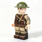 WWI British Army Infantryman (Late 1917 Pattern) WWI - Custom Printed Brick Block Figure