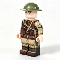 WWI British Army Infantryman (Late 1917 Pattern) WWI - Custom Printed Brick Block Figure Wwi British Army Infantryman (late 1917 Pattern) Wwi Custom Printed Brick Block Figure