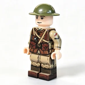 WWI British Army Infantryman (Late 1917 Pattern) WWI - Custom Printed Brick Block Figure Wwi British Army Infantryman (late 1917 Pattern) Wwi Custom Printed Brick Block Figure