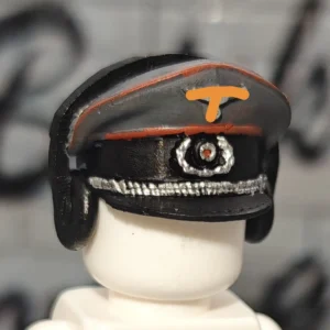 WWII German Panzer Officer's Visor Cap (Schirmmütze) with Integrated Radio HeadsetItem WWII - Custom 3D Printed Miniature Accessory Parts Pieces for Brick Block Figures Wwii German Panzer Officer's Visor Cap (schirmmütze) With Integrated Radio Headsetitem Wwii Custom 3d Printed Miniature Accessory Parts Pieces For Brick Block Figures
