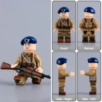 all sides of French Mountain Infantry Alpine Troop (Khaki Uniform Variant) WW2 - Custom Printed Brick Block Figure All Sides Of French Mountain Infantry Alpine Troop (khaki Uniform Variant) Ww2 Custom Printed Brick Block Figure