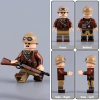 all sides of French Mountain Infantry Alpine Troop (Winter Gear Variant) WW2 - Custom Printed Brick Block Figure All Sides Of French Mountain Infantry Alpine Troop (winter Gear Variant) Ww2 Custom Printed Brick Block Figure