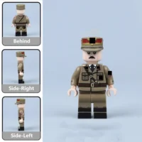 all sides of German SA Leader (Ernst Röhm - Service Tunic Variant) (WWII) - Custom Printed Brick Block Figure All Sides Of German Sa Leader (ernst Röhm Service Tunic Variant) (wwii) Custom Printed Brick Block Figure