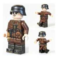 all sides of Kingdom of Bulgaria Madsen Machine Gunner WWI - Custom Printed Brick Block Figure All Sides Of Kingdom Of Bulgaria Madsen Machine Gunner Wwi Custom Printed Brick Block Figure