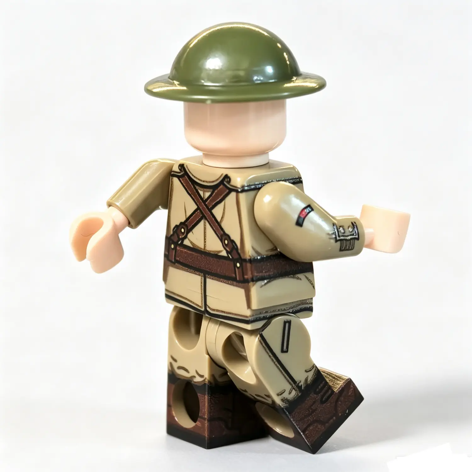 the back of Colonel Mackenzie British Army Officer (Colonel Mackenzie, 1917) WWI - Custom Printed Brick Block Figure The Back Of Colonel Mackenzie British Army Officer (colonel Mackenzie, 1917) Wwi Custom Printed Brick Block Figure