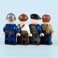 the back of French Resistance (Forces of the Interior) WW2 - Custom Printed Brick Block Figure The Back Of French Resistance (forces Of The Interior) Ww2 Custom Printed Brick Block Figure
