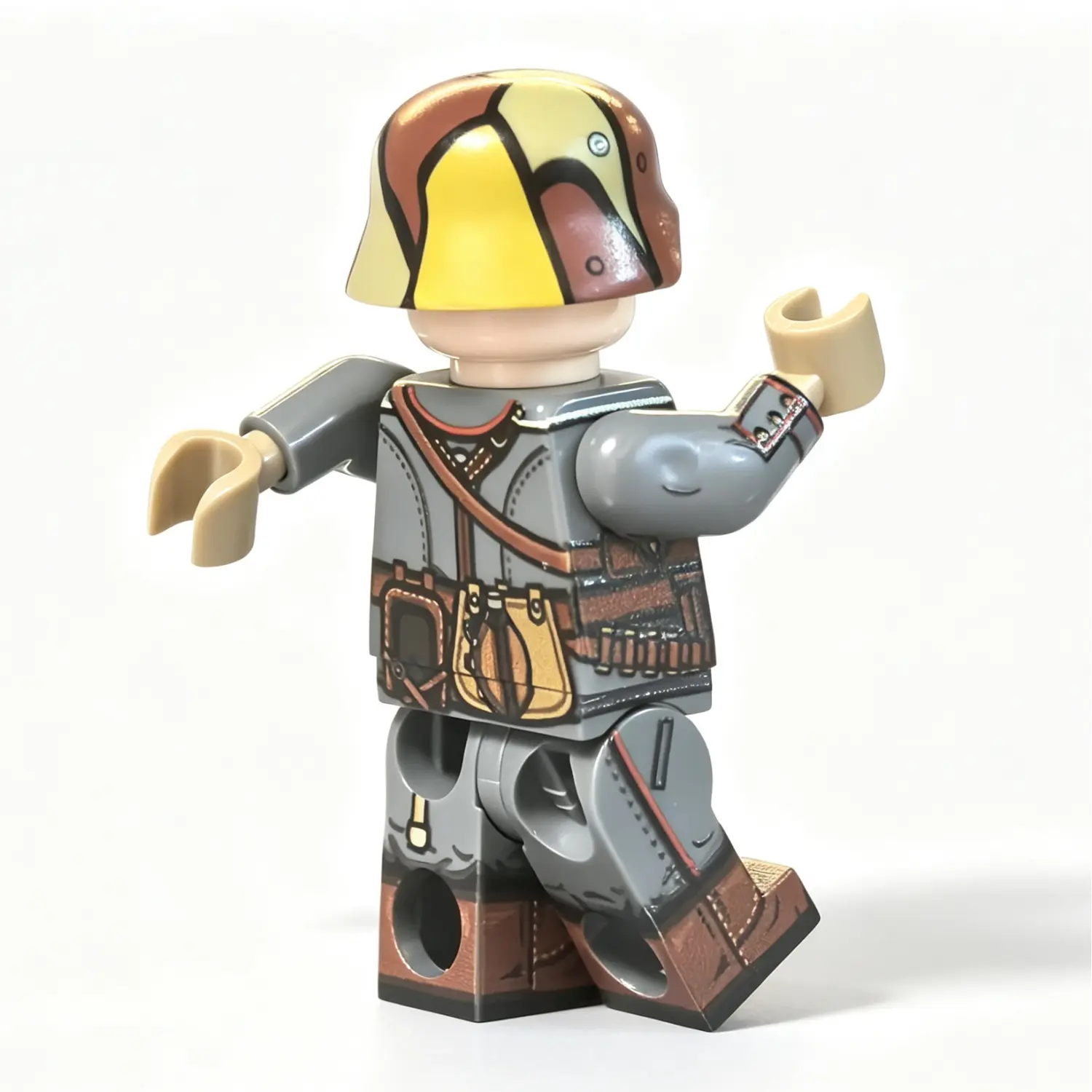 the back of Imperial German Elite Stormtrooper (Sturmmann) Assault Class Specialist WWI - Custom Printed Brick Block Figure The Back Of Imperial German Elite Stormtrooper (sturmmann) Assault Class Specialist Wwi Custom Printed Brick Block Figure
