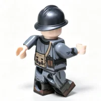 the back of Italian Army Bersagliere (Young Benito Mussolini) WWI - Custom Printed Brick Block Figure The Back Of Italian Army Bersagliere (young Benito Mussolini) Wwi Custom Printed Brick Block Figure