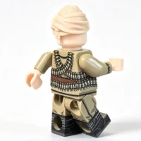 The Back Of Ottoman Irregular Militiaman Post Wwi Custom Printed Brick Block Figure