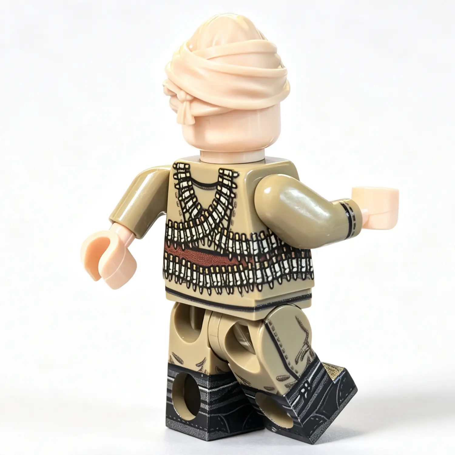 The Back Of Ottoman Irregular Militiaman Post Wwi Custom Printed Brick Block Figure