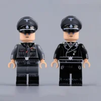 The Front Of German Commander Josef Dietrich Ww2 Custom Printed Brick Block Figure