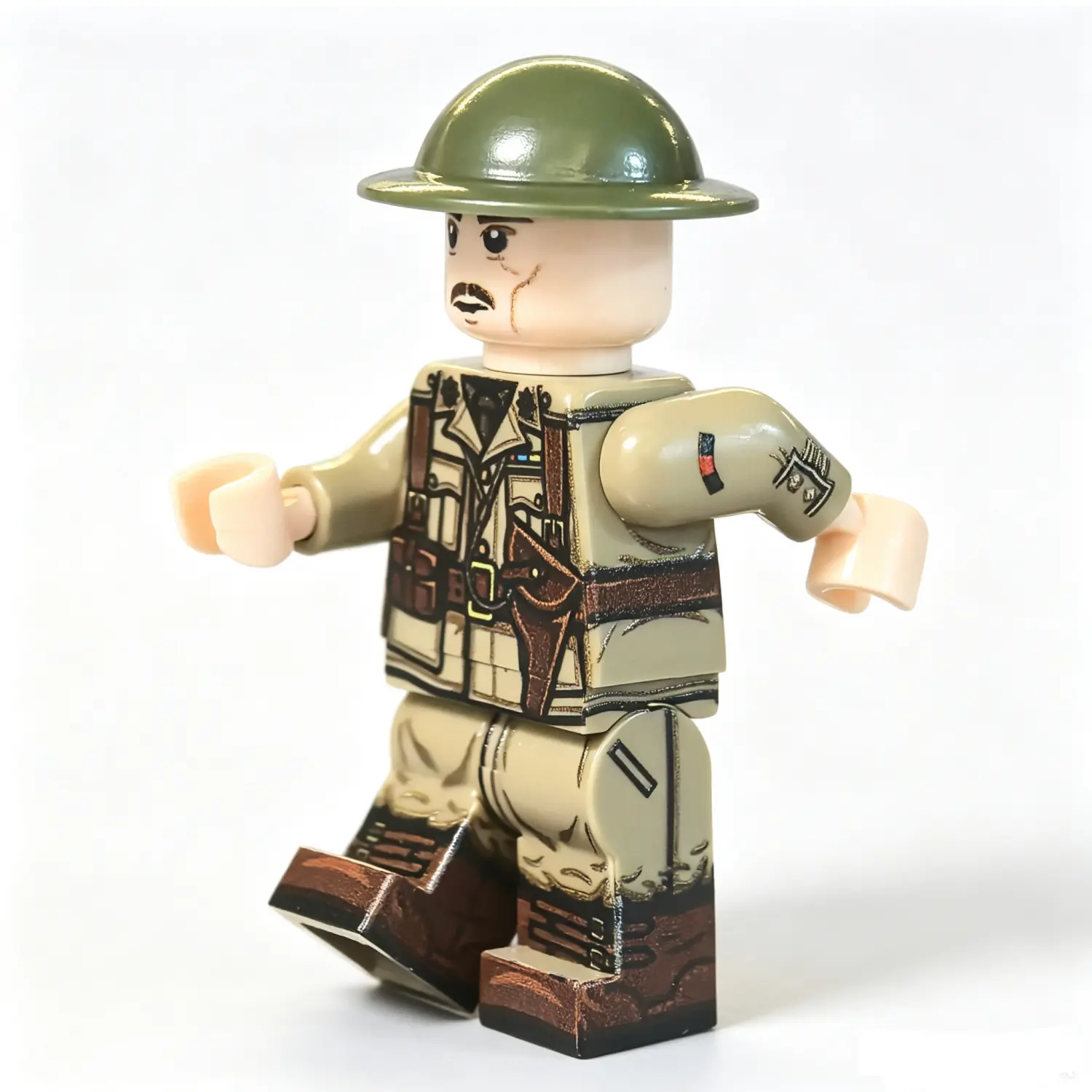 the left of Colonel Mackenzie British Army Officer (Colonel Mackenzie, 1917) WWI - Custom Printed Brick Block Figure The Left Of Colonel Mackenzie British Army Officer (colonel Mackenzie, 1917) Wwi Custom Printed Brick Block Figure