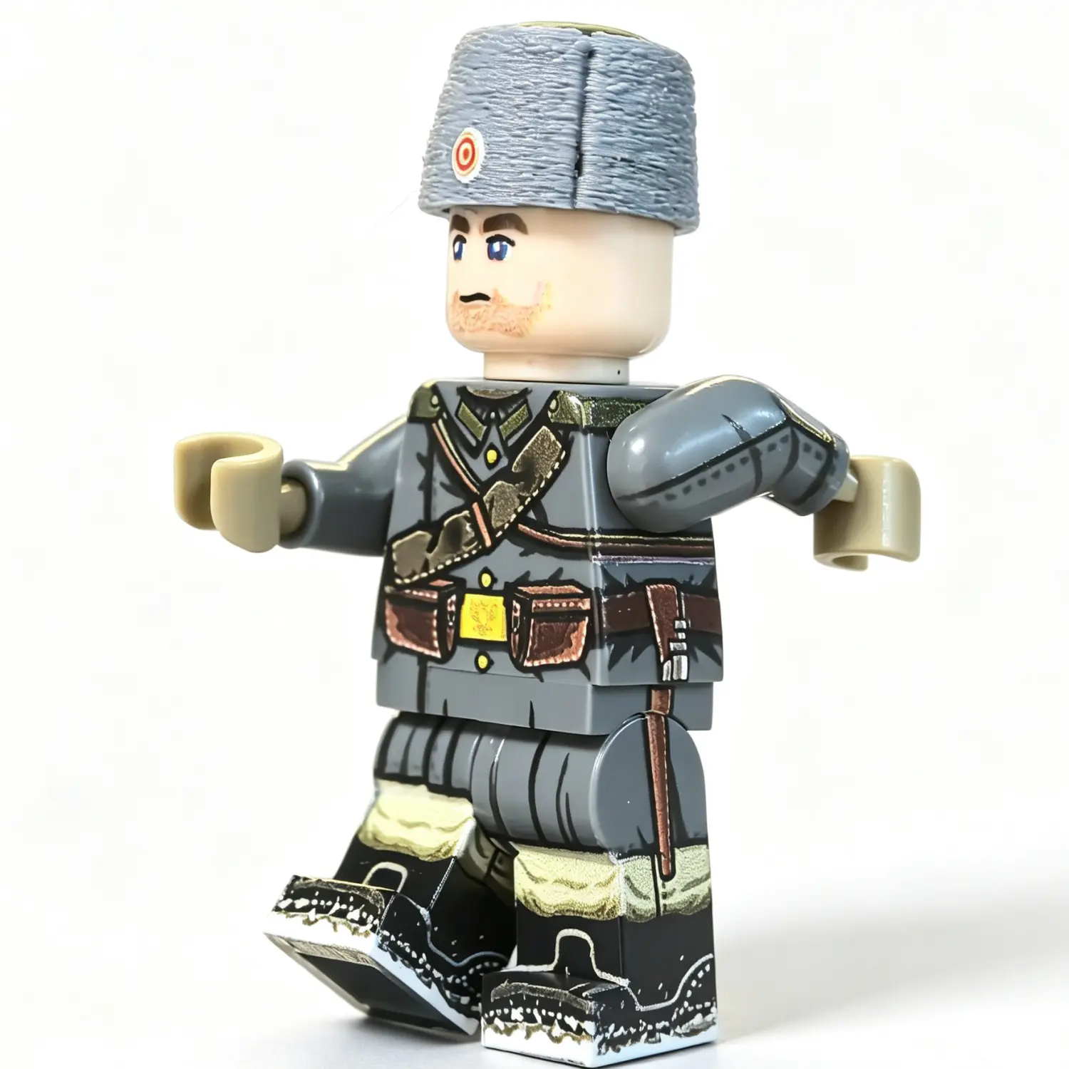 the left of Imperial Russian Army Private (WWI Winter) - Custom Printed Brick Block Figure The Left Of Imperial Russian Army Private (wwi Winter) Custom Printed Brick Block Figure