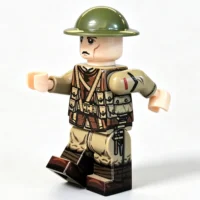 the left of Lance Corporal Schofield British Army Infantryman Late 1917 WWI - Custom Printed Brick Block Figure The Left Of Lance Corporal Schofield British Army Infantryman Late 1917 Wwi Custom Printed Brick Block Figure