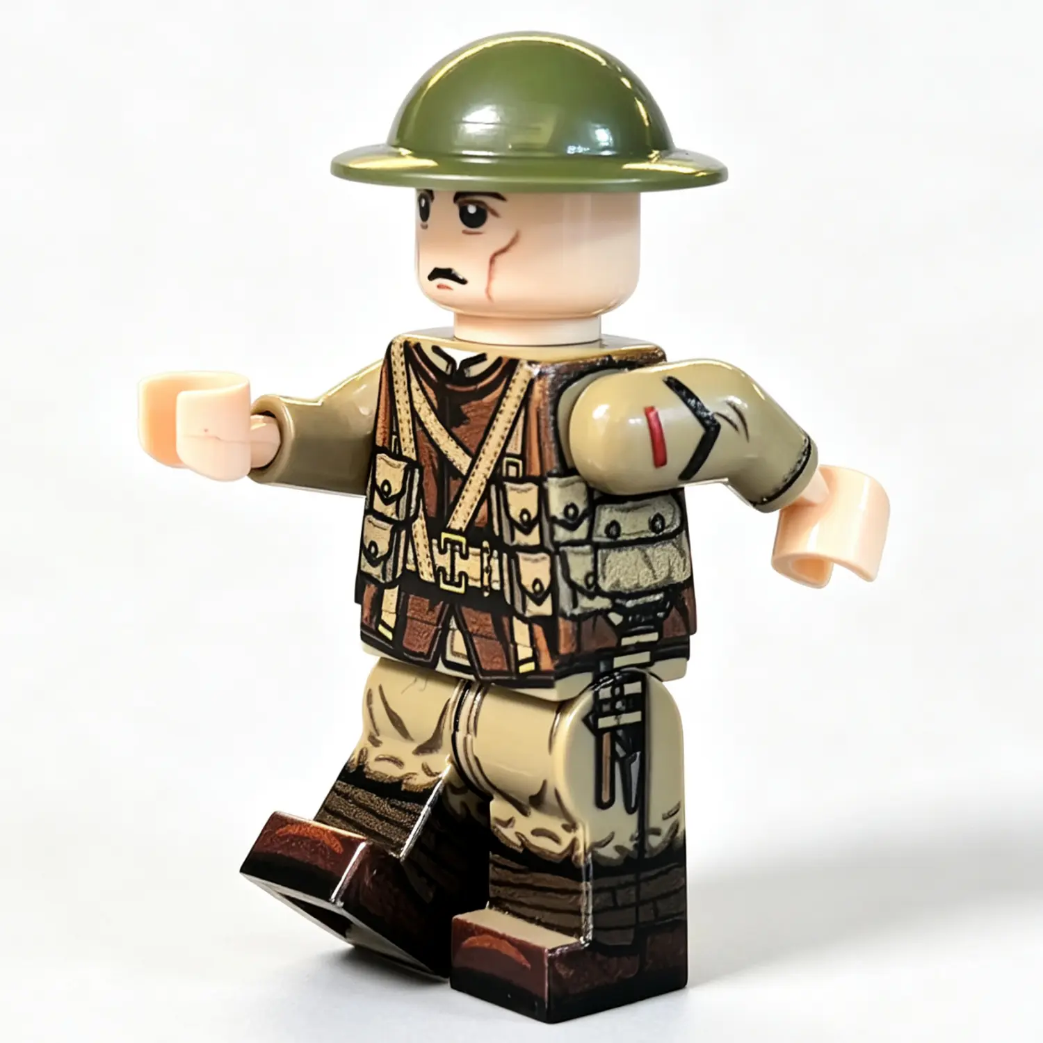 the left of Lance Corporal Schofield British Army Infantryman Late 1917 WWI - Custom Printed Brick Block Figure The Left Of Lance Corporal Schofield British Army Infantryman Late 1917 Wwi Custom Printed Brick Block Figure