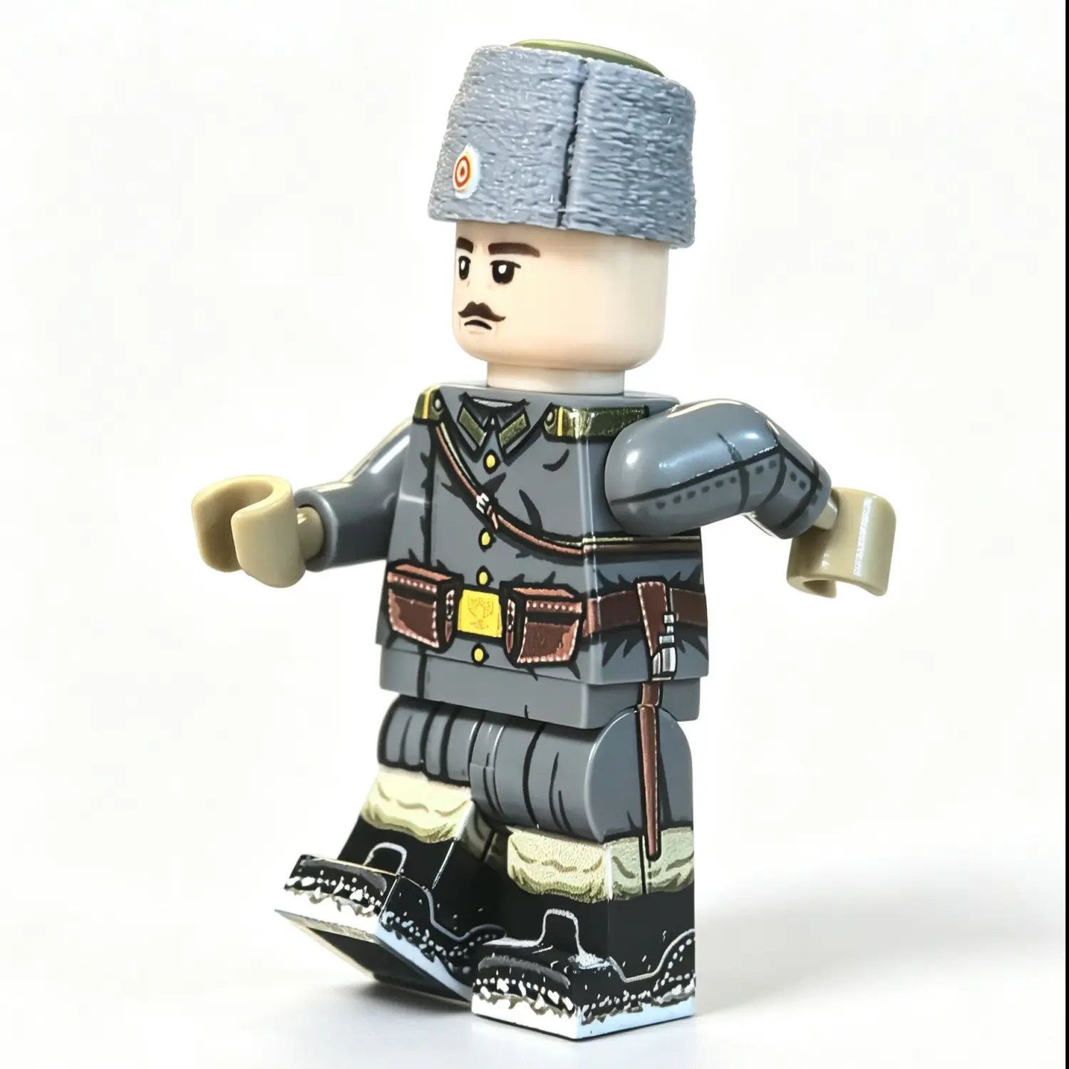 the left side of Imperial Russian Army Private B (WWI Winter) - Custom Printed Brick Block Figure The Left Side Of Imperial Russian Army Private B (wwi Winter) Custom Printed Brick Block Figure