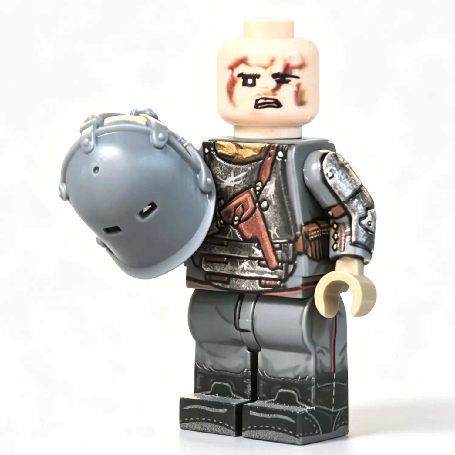 the real face of German Heavy Assault Sapper Trench Armor Soldier WWI - Custom Printed Brick Block Figure The Real Face Of German Heavy Assault Sapper Trench Armor Soldier Wwi Custom Printed Brick Block Figure