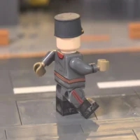 The Right Back Side Of Austro Hungarian Emperor Karl I (wwi Era) Wwi Custom Printed Brick Block Figure