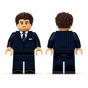 35th U.S. President John F. Kennedy (Classic Navy Pinstripe Suit Edition) - Custom Printed Brick Block Figure 35th U.s. President John F. Kennedy (classic Navy Pinstripe Suit Edition) Custom Printed Brick Block Figure