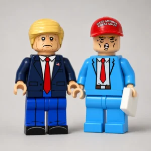45th & 47th U.S. President Donald Trump (Navy Suit & MAGA Hat Editions) - Custom Printed Brick Block Figure 45th & 47th U.s. President Donald Trump (navy Suit & Maga Hat Editions) Custom Printed Brick Block Figure
