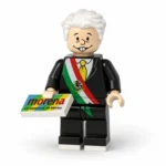 65th President of Mexico Andrés Manuel López Obrador (Classic "Amlito" Caricature Edition) - Custom Printed Brick Block Figure