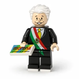 65th President of Mexico Andrés Manuel López Obrador (Classic Amlito Caricature Edition) - Custom Printed Brick Block Figure 65th President Of Mexico Andrés Manuel López Obrador (classic Amlito Caricature Edition) Custom Printed Brick Block Figure